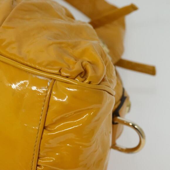 GUCCI Tote Bag Enamel Yellow Gold - Picture 11 of 16